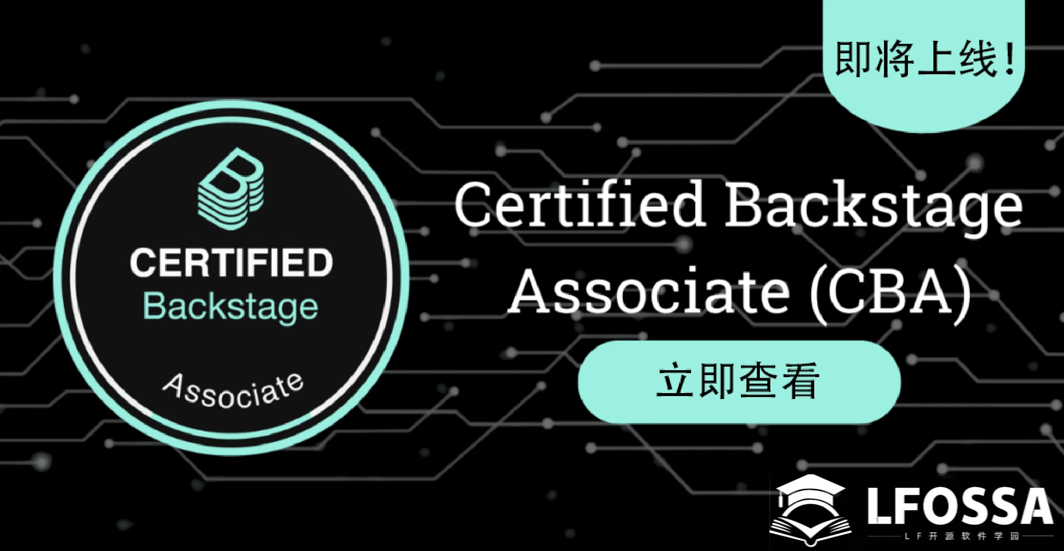 【官宣】Linux 基金会首个官方Backstage认证（Certified Backstage Associate）即将上线